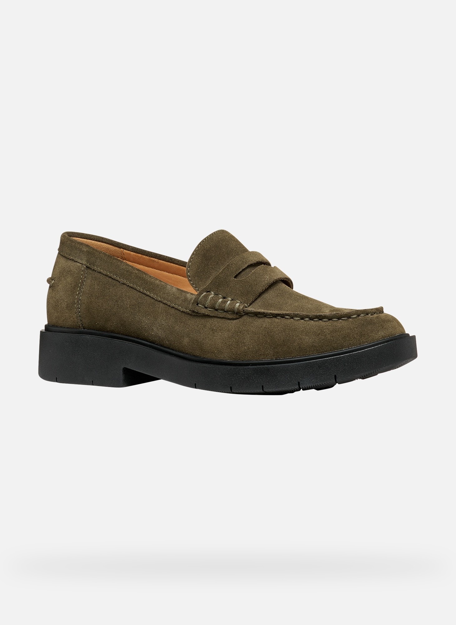 Mocassins SPHERICA EC1 B WOMAN femme vert Geox Mocassins SPHERICA EC1 B WOMAN femme vert Vert foncé