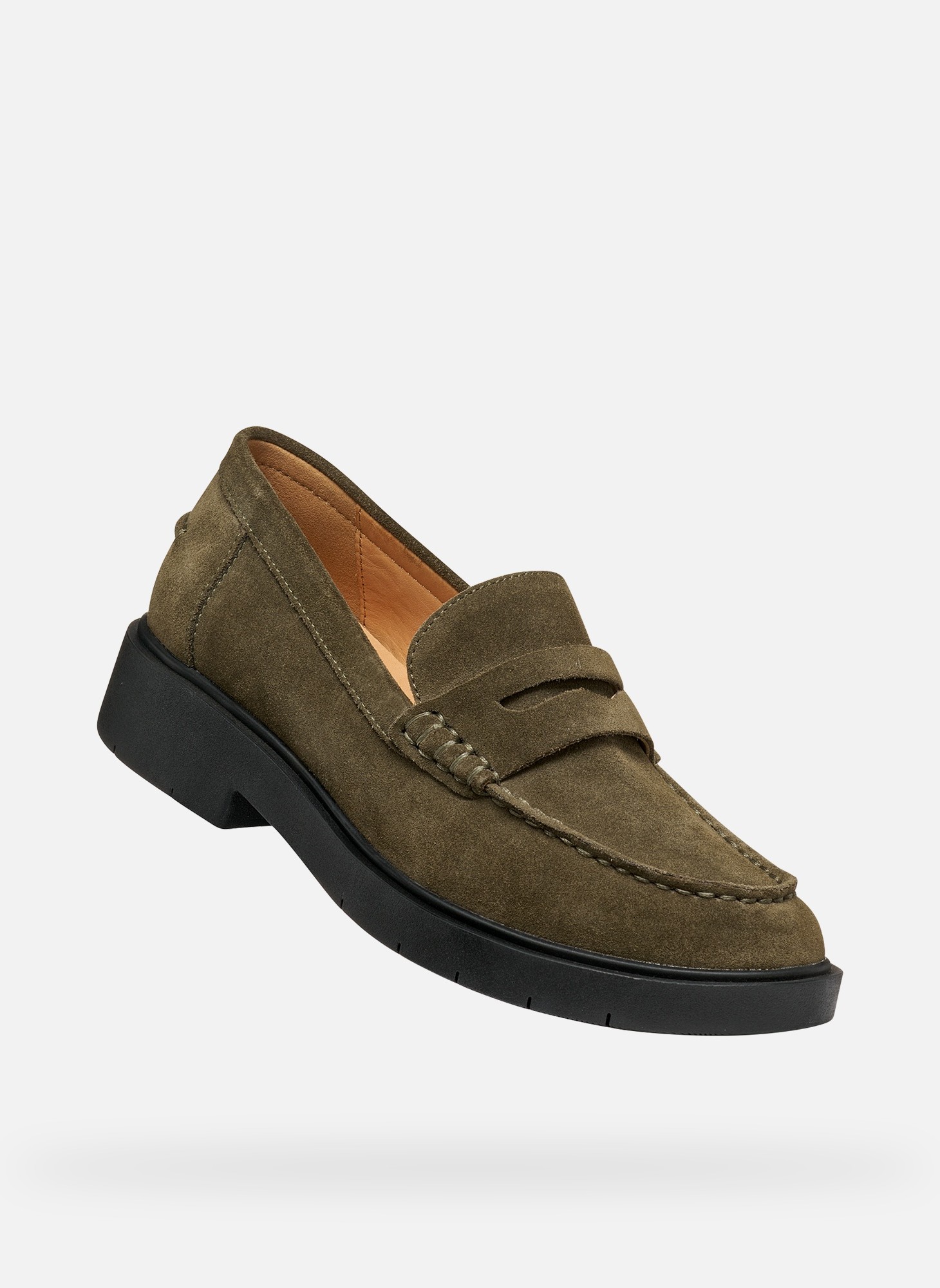 Mocassins SPHERICA EC1 B WOMAN femme vert Geox Mocassins SPHERICA EC1 B WOMAN femme vert Vert foncé