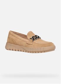 Mocassins FLEXTRIDE WOMAN femme beige Geox Mocassins FLEXTRIDE WOMAN femme beige Beige