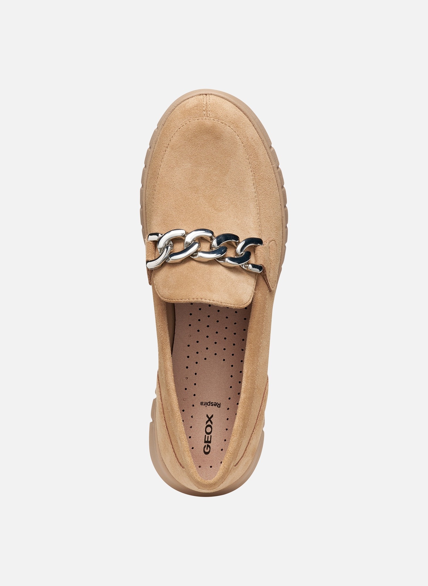 Mocassins FLEXTRIDE WOMAN femme beige Geox Mocassins FLEXTRIDE WOMAN femme beige Beige