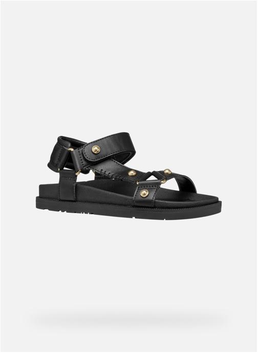 Geox Sandales SANDAL FOAMMENTERA GIRL fille noir