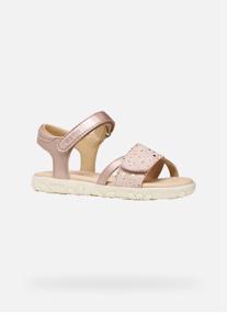 Sandales J SANDAL HAITI GIRL fille rose Geox Sandales J SANDAL HAITI GIRL fille rose Rose