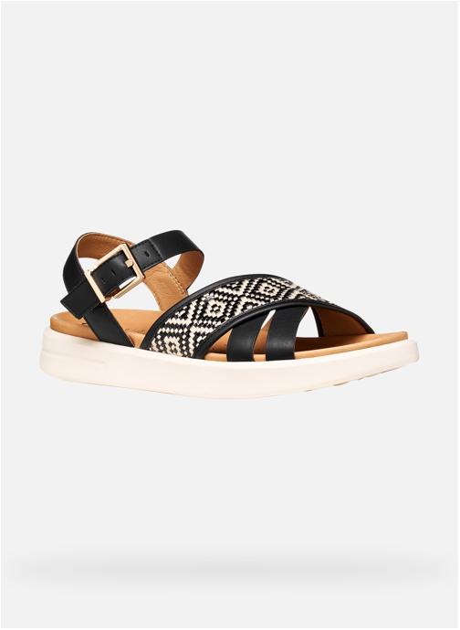 Geox Sandales D XAND 2S femme noir