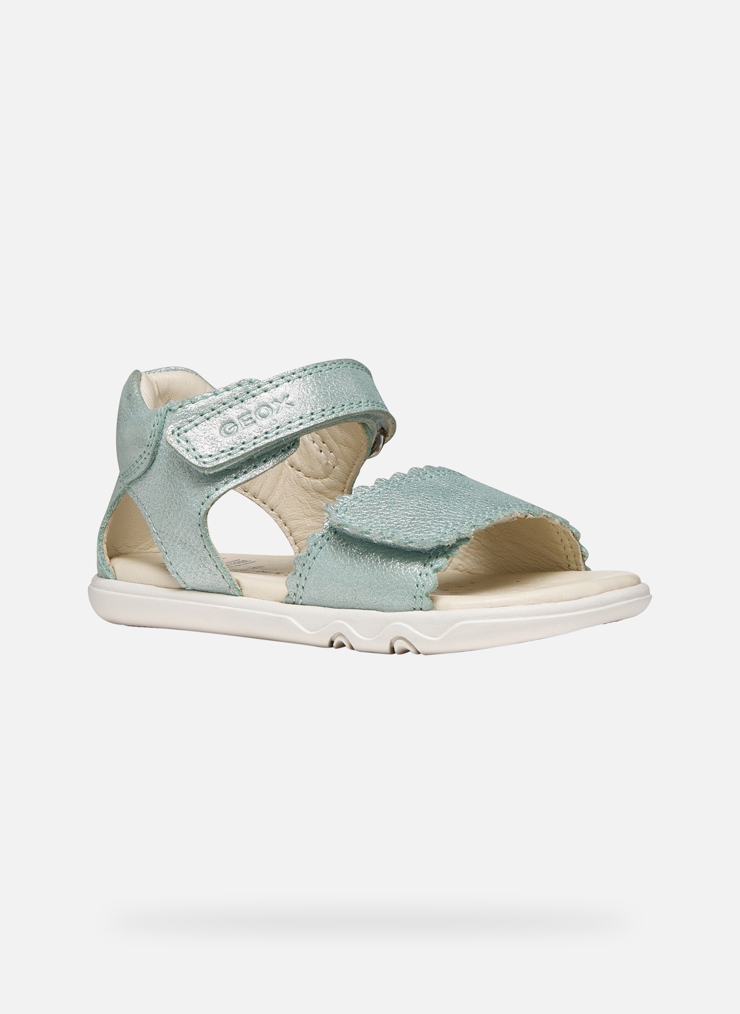 Sandales SANDAL STEPPIEUP BABY GIRL fille bleu Geox Sandales SANDAL STEPPIEUP BABY GIRL fille bleu Bleu canard