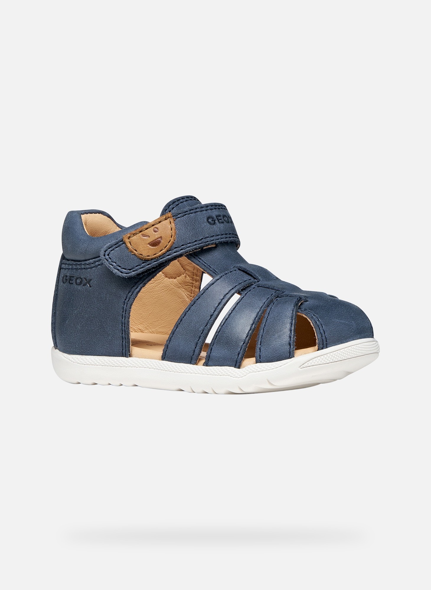 Sandales B SANDAL MACCHIA BOY garçon bleu Geox Sandales B SANDAL MACCHIA BOY garçon bleu Bleu