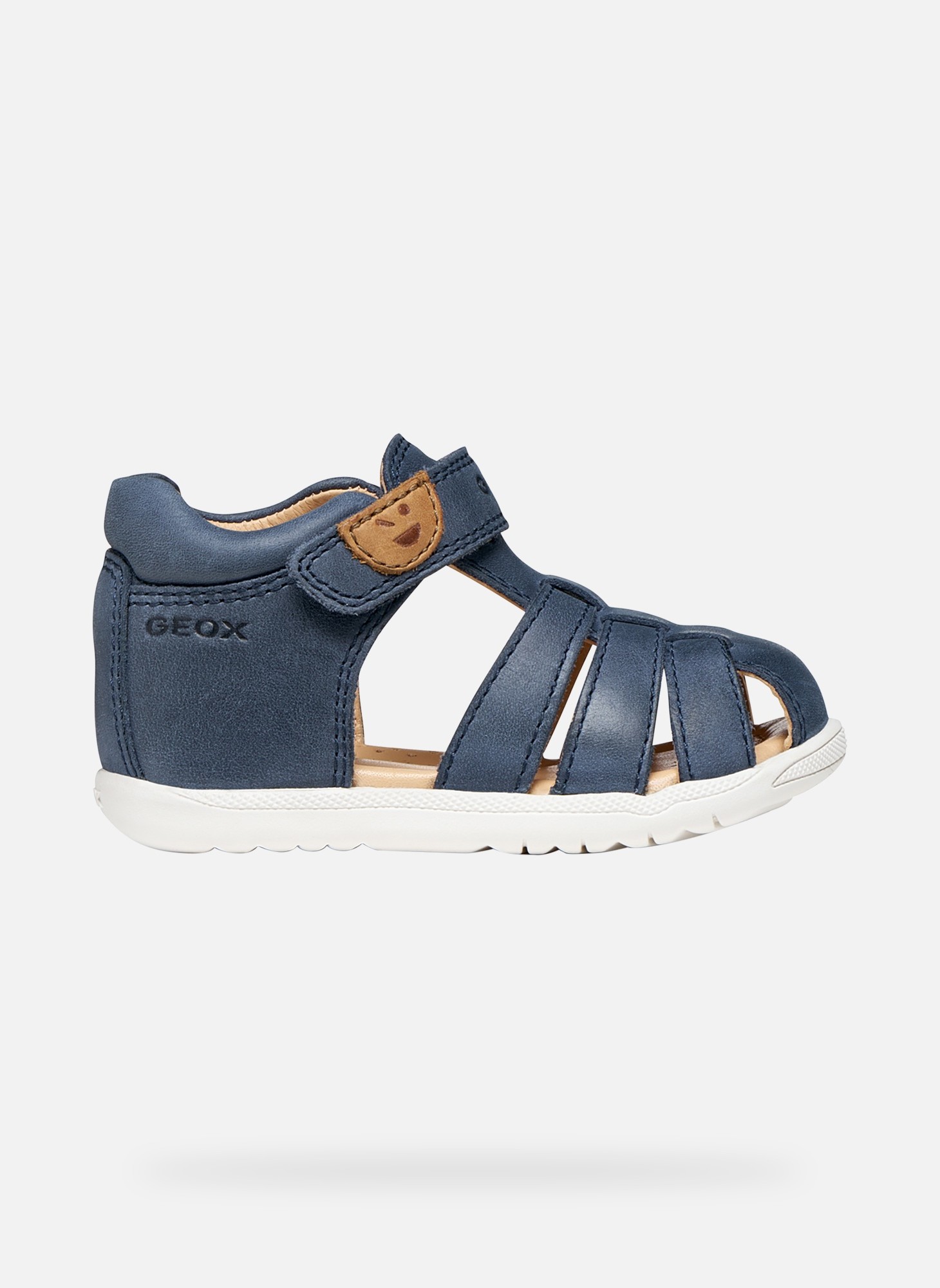 Sandales B SANDAL MACCHIA BOY garçon bleu Geox Sandales B SANDAL MACCHIA BOY garçon bleu Bleu