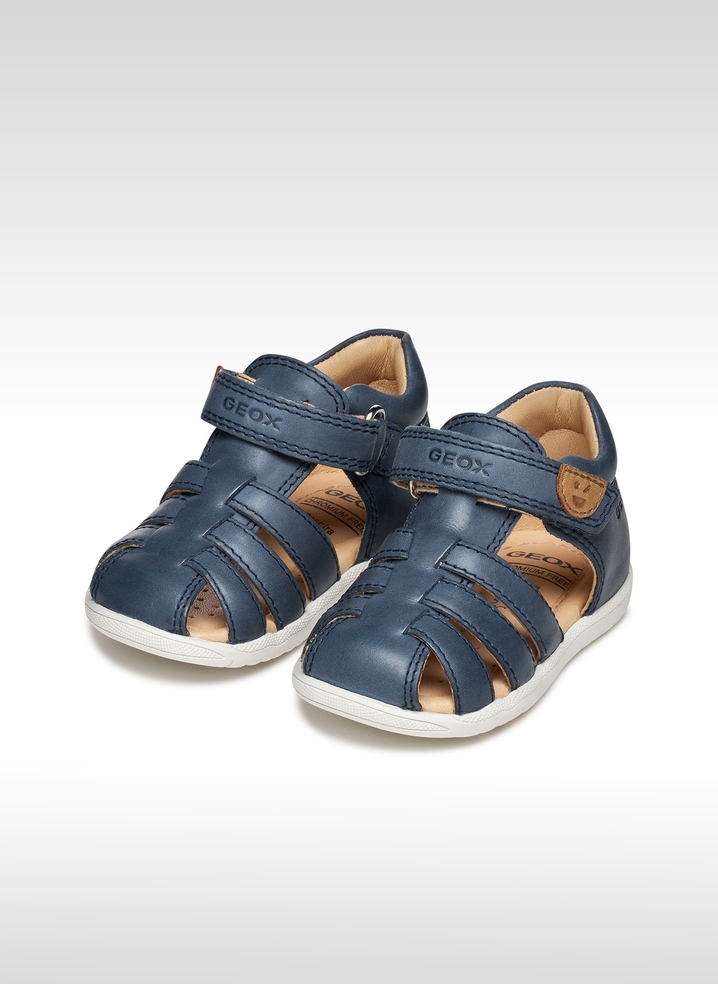 Sandales B SANDAL MACCHIA BOY garçon bleu Geox Sandales B SANDAL MACCHIA BOY garçon bleu Bleu