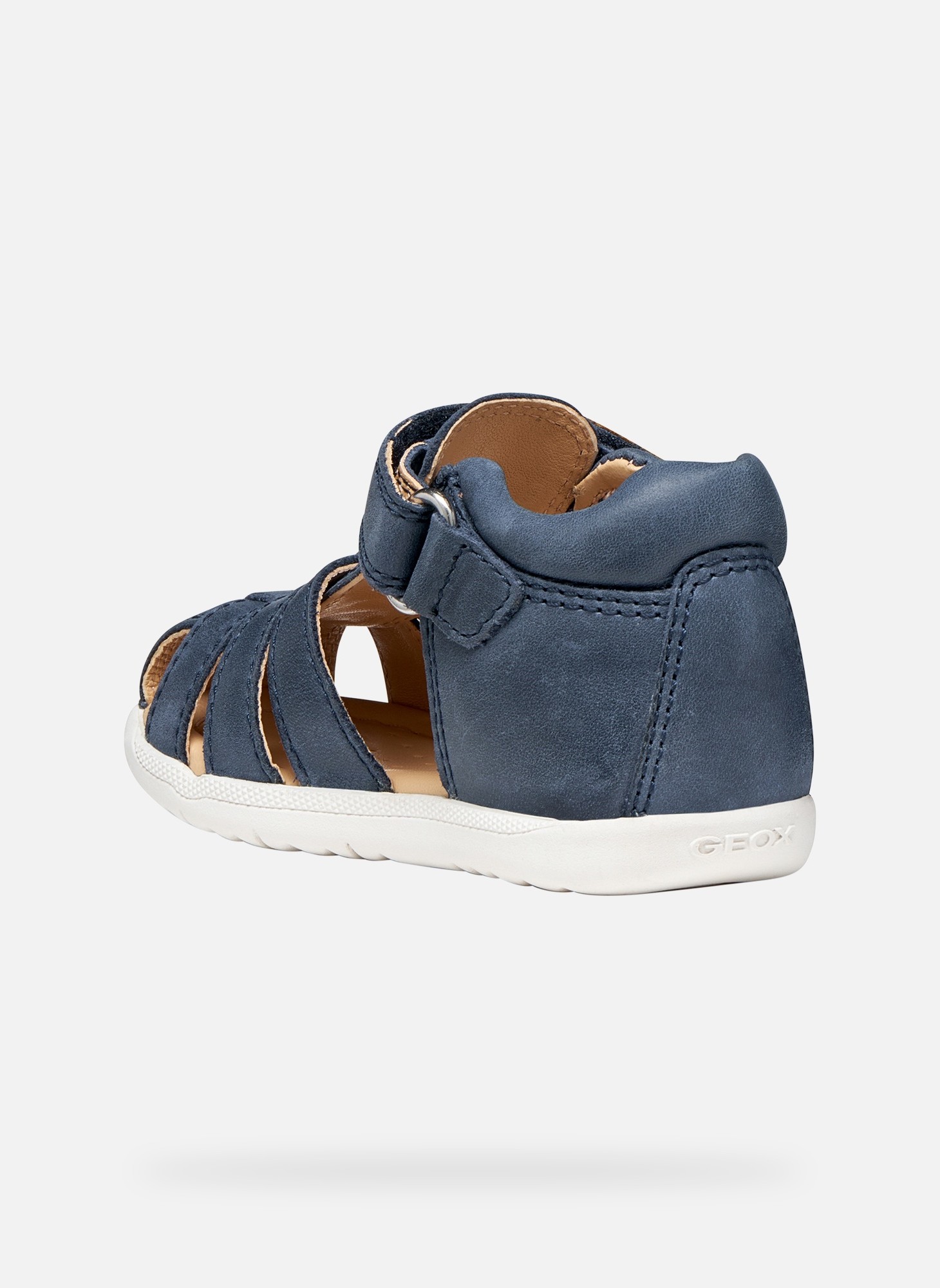 Sandales B SANDAL MACCHIA BOY garçon bleu Geox Sandales B SANDAL MACCHIA BOY garçon bleu Bleu