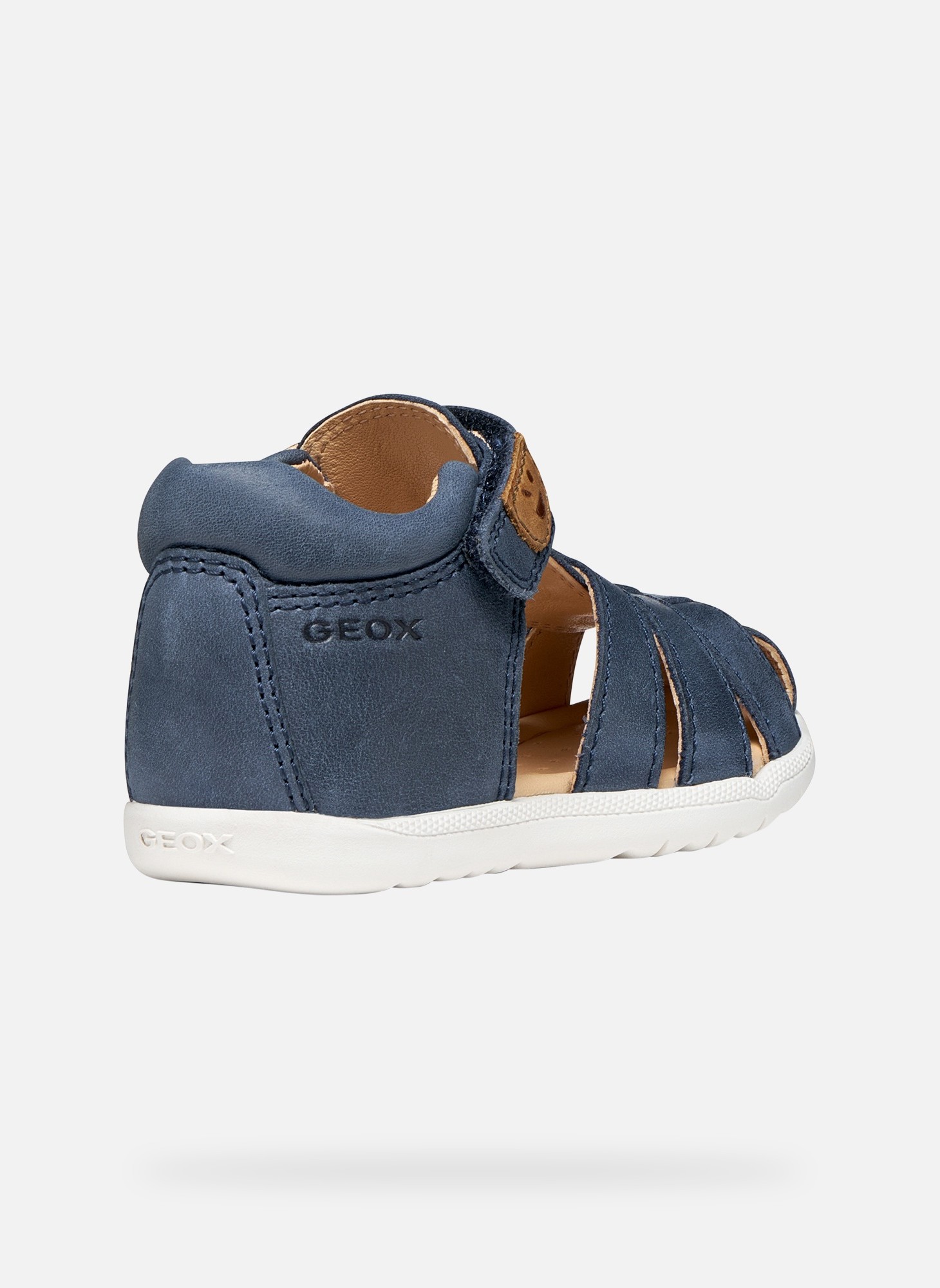 Sandales B SANDAL MACCHIA BOY garçon bleu Geox Sandales B SANDAL MACCHIA BOY garçon bleu Bleu