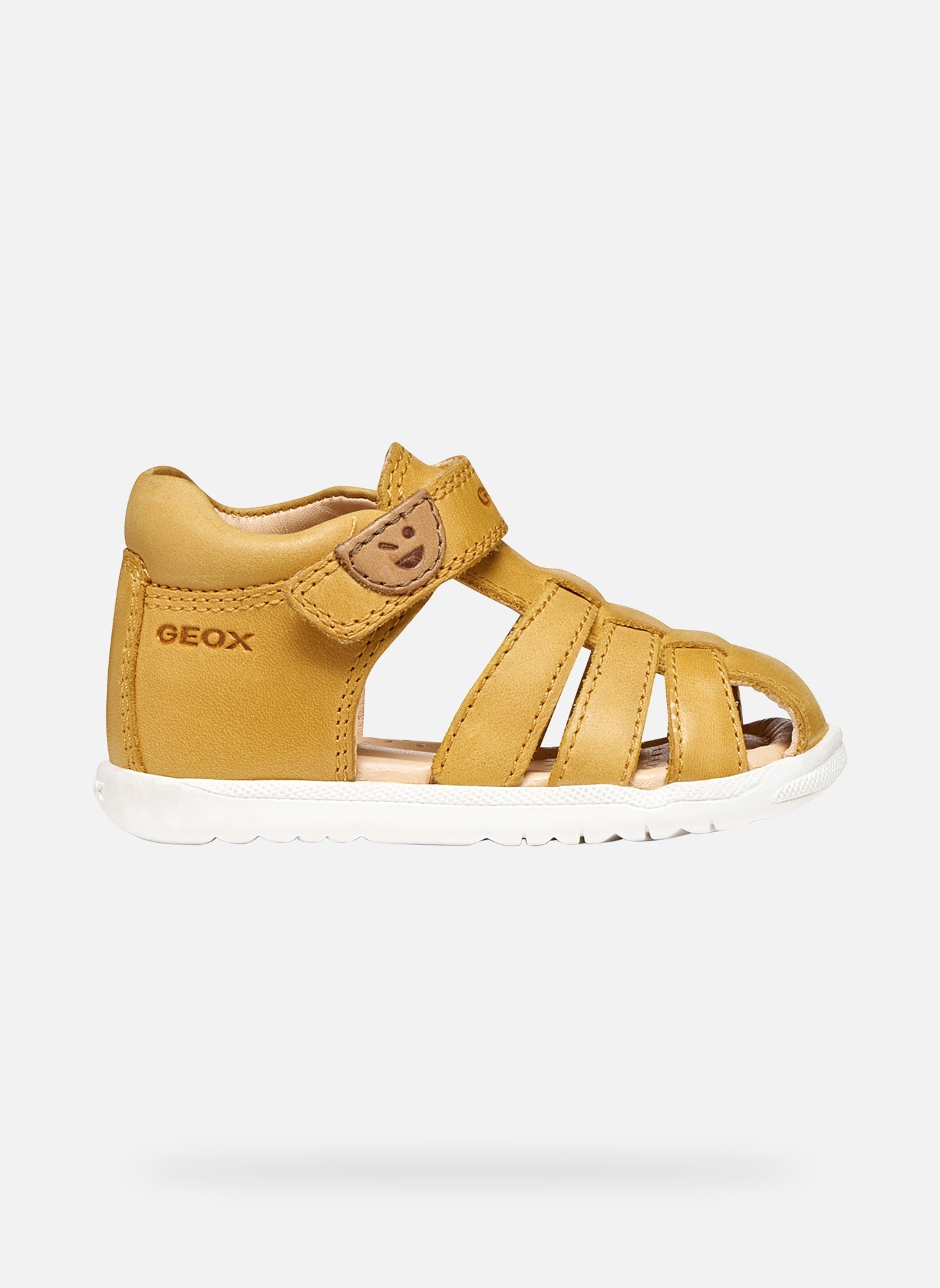 Sandales SANDAL MACCHIA BABY BOY garçon jaune Geox Sandales SANDAL MACCHIA BABY BOY garçon jaune Jaune moutarde