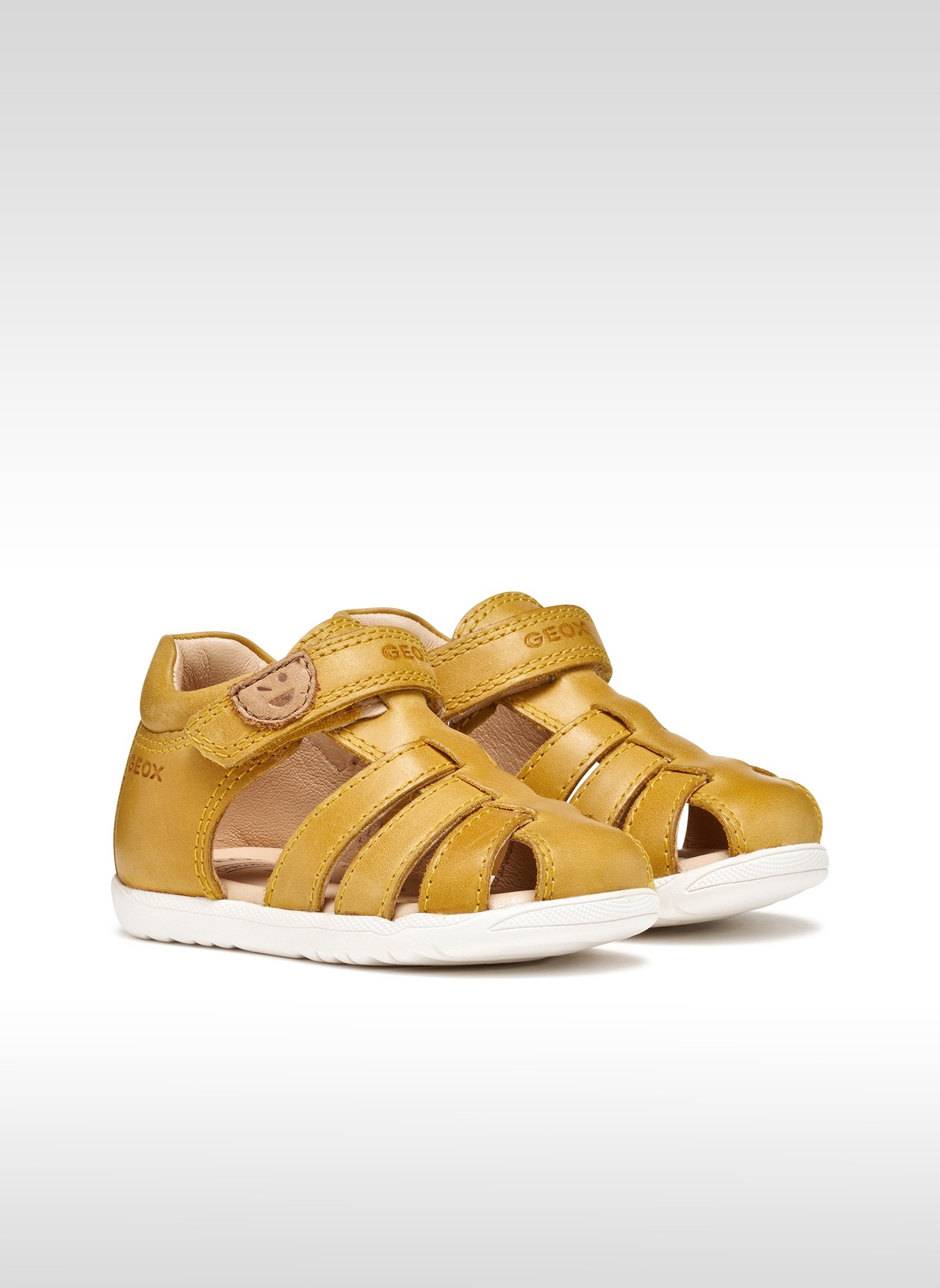Sandales SANDAL MACCHIA BABY BOY garçon jaune Geox Sandales SANDAL MACCHIA BABY BOY garçon jaune Jaune moutarde