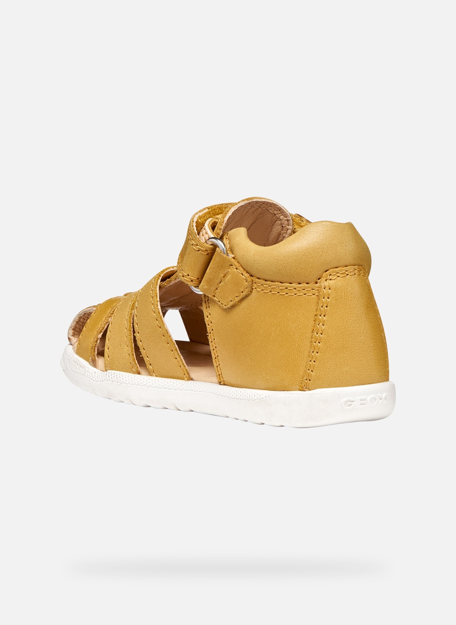 Sandales SANDAL MACCHIA BABY BOY garçon jaune Geox Sandales SANDAL MACCHIA BABY BOY garçon jaune Jaune moutarde