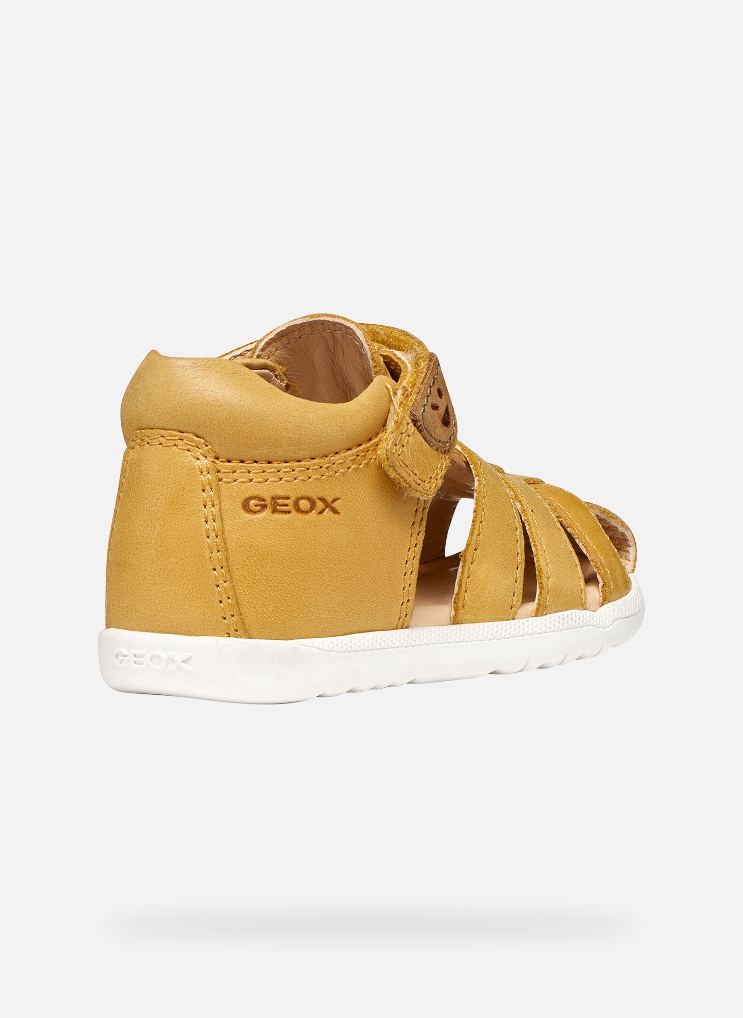 Sandales SANDAL MACCHIA BABY BOY garçon jaune Geox Sandales SANDAL MACCHIA BABY BOY garçon jaune Jaune moutarde