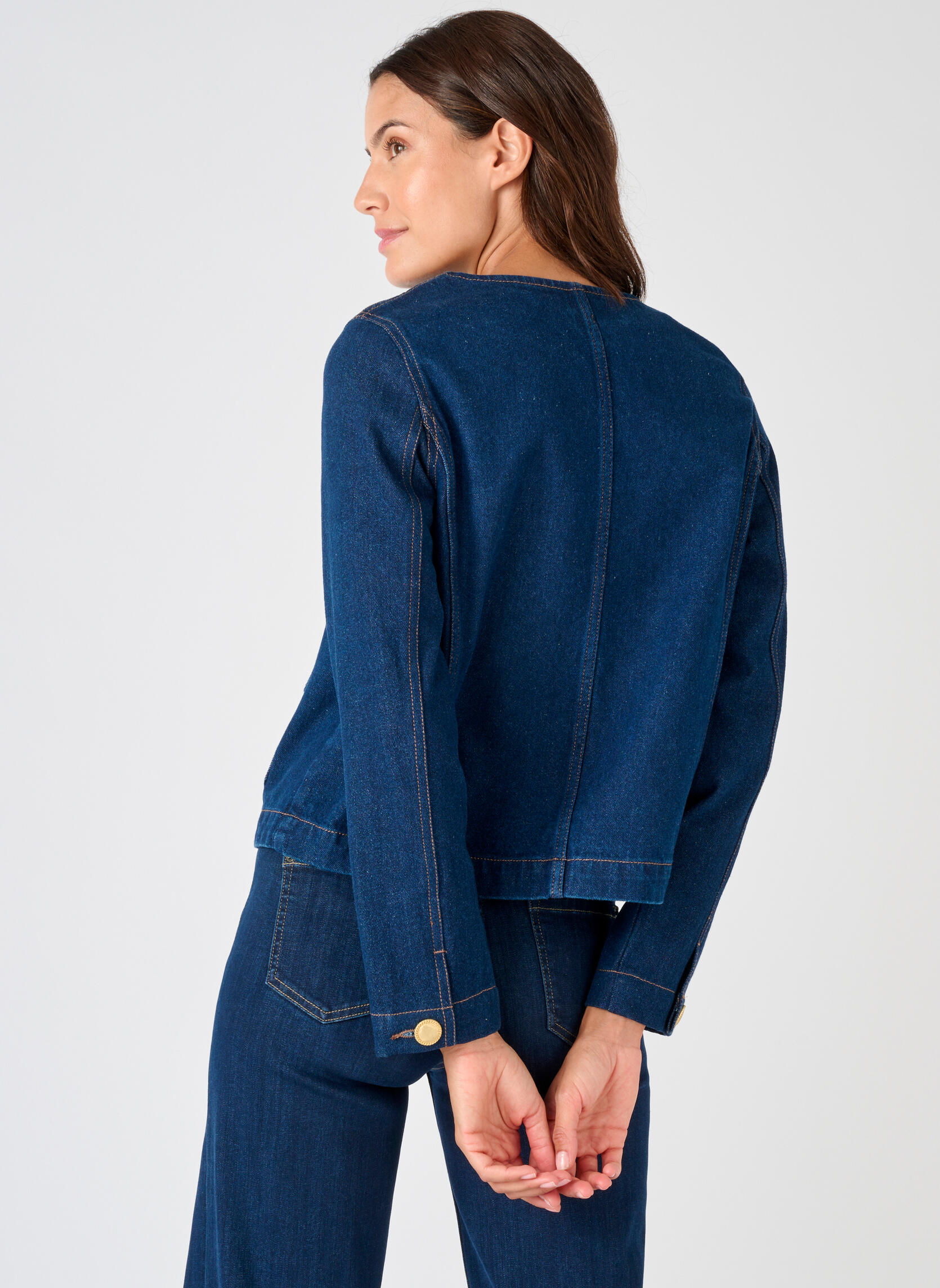 Vestes 84591 femme bleu Damart Vestes 84591 femme bleu Bleu
