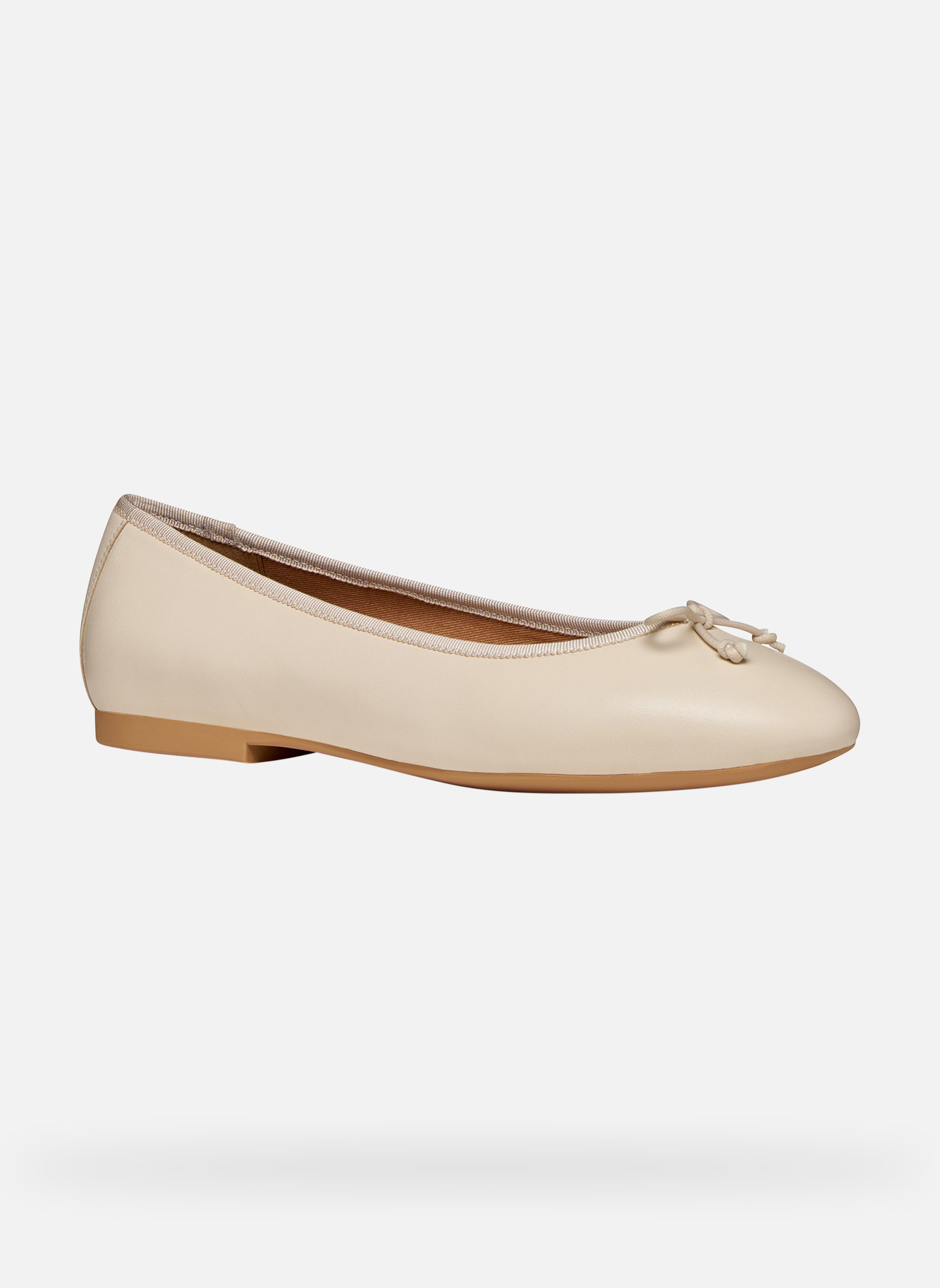 Ballerines classiques D NEW PALMARIA femme beige Geox Ballerines classiques D NEW PALMARIA femme beige Ecru