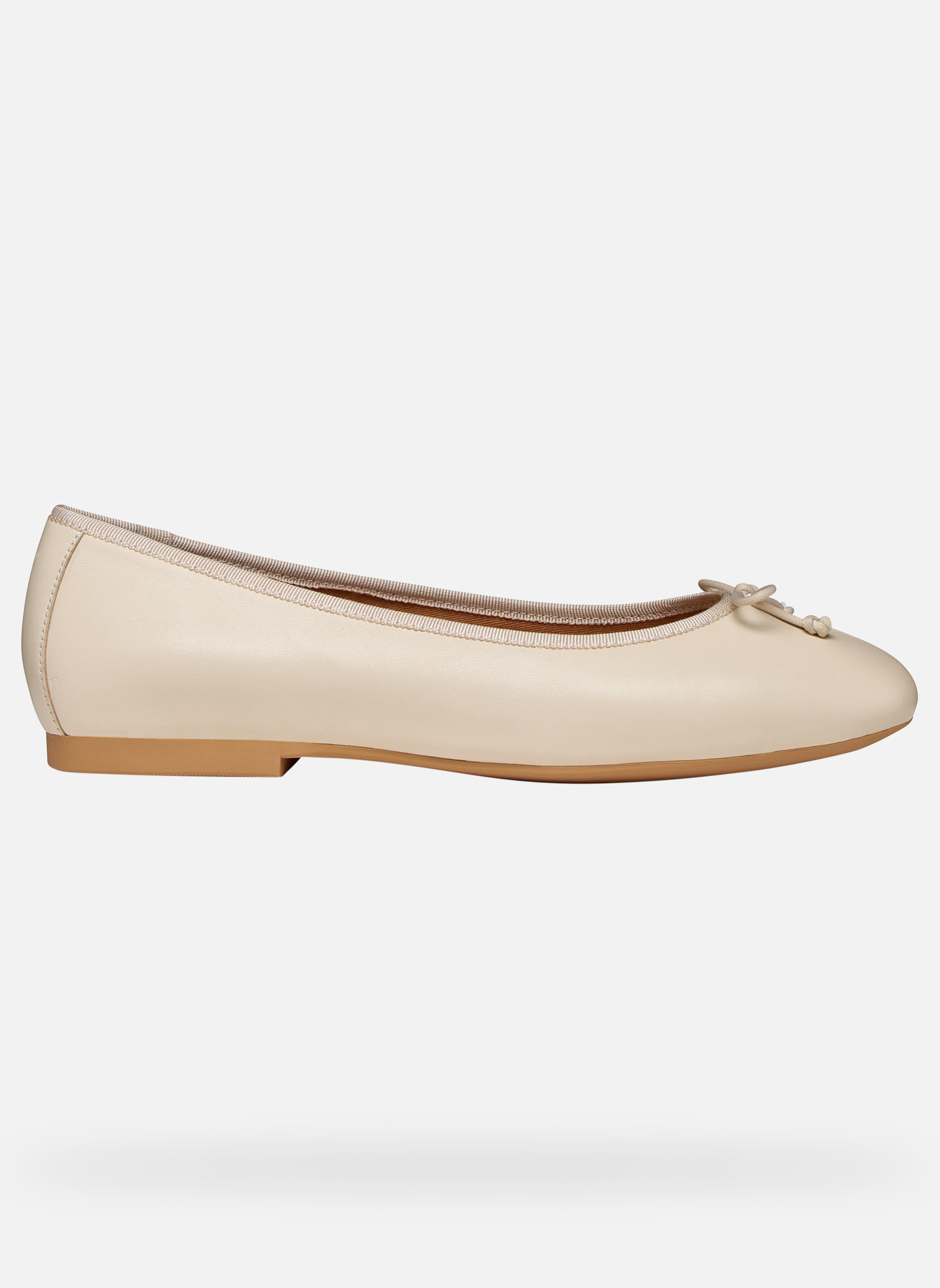 Ballerines classiques D NEW PALMARIA femme beige Geox Ballerines classiques D NEW PALMARIA femme beige Ecru
