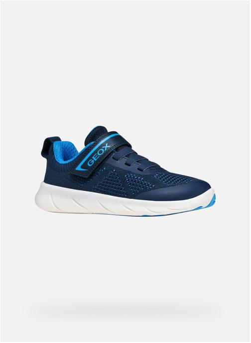 Geox Baskets basses J FOOT-RUN BOY garçon bleu