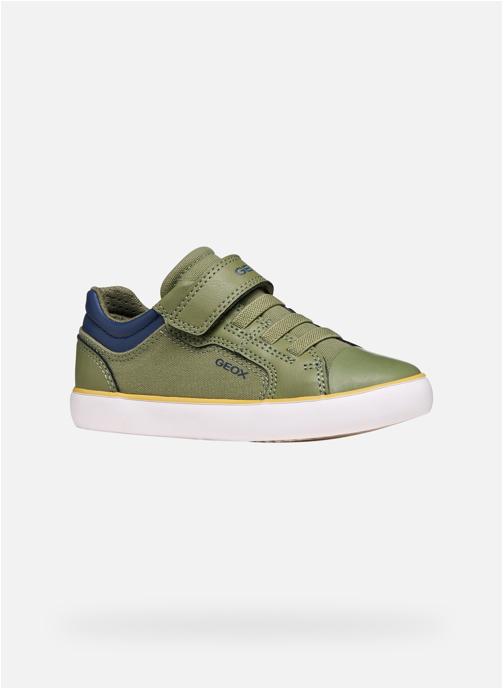 Geox Baskets basses J GISLI BOY garçon vert