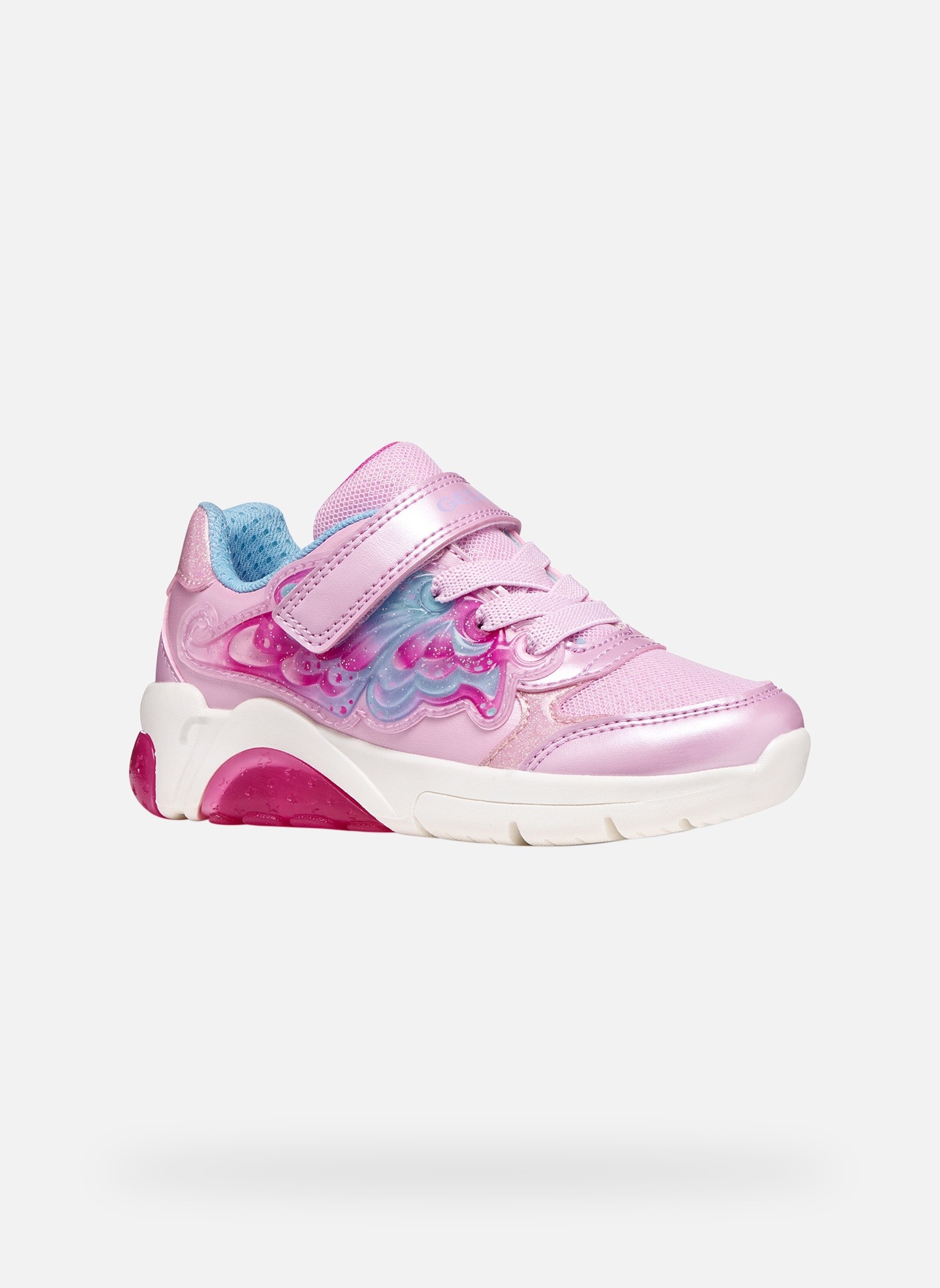 Baskets basses J FADINLIGHT GIRL fille multicolore Geox Baskets basses J FADINLIGHT GIRL fille multicolore Multicouleur