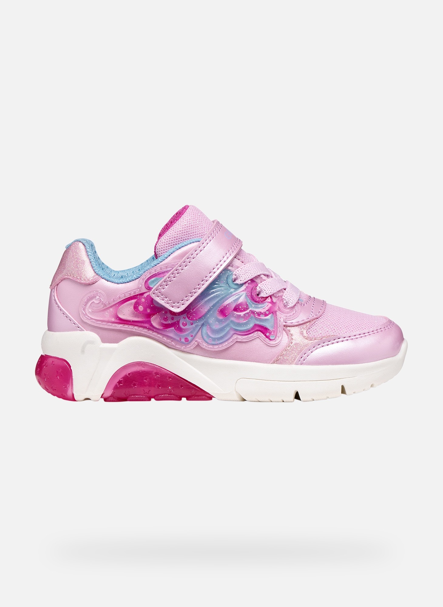 Baskets basses J FADINLIGHT GIRL fille multicolore Geox Baskets basses J FADINLIGHT GIRL fille multicolore Multicouleur