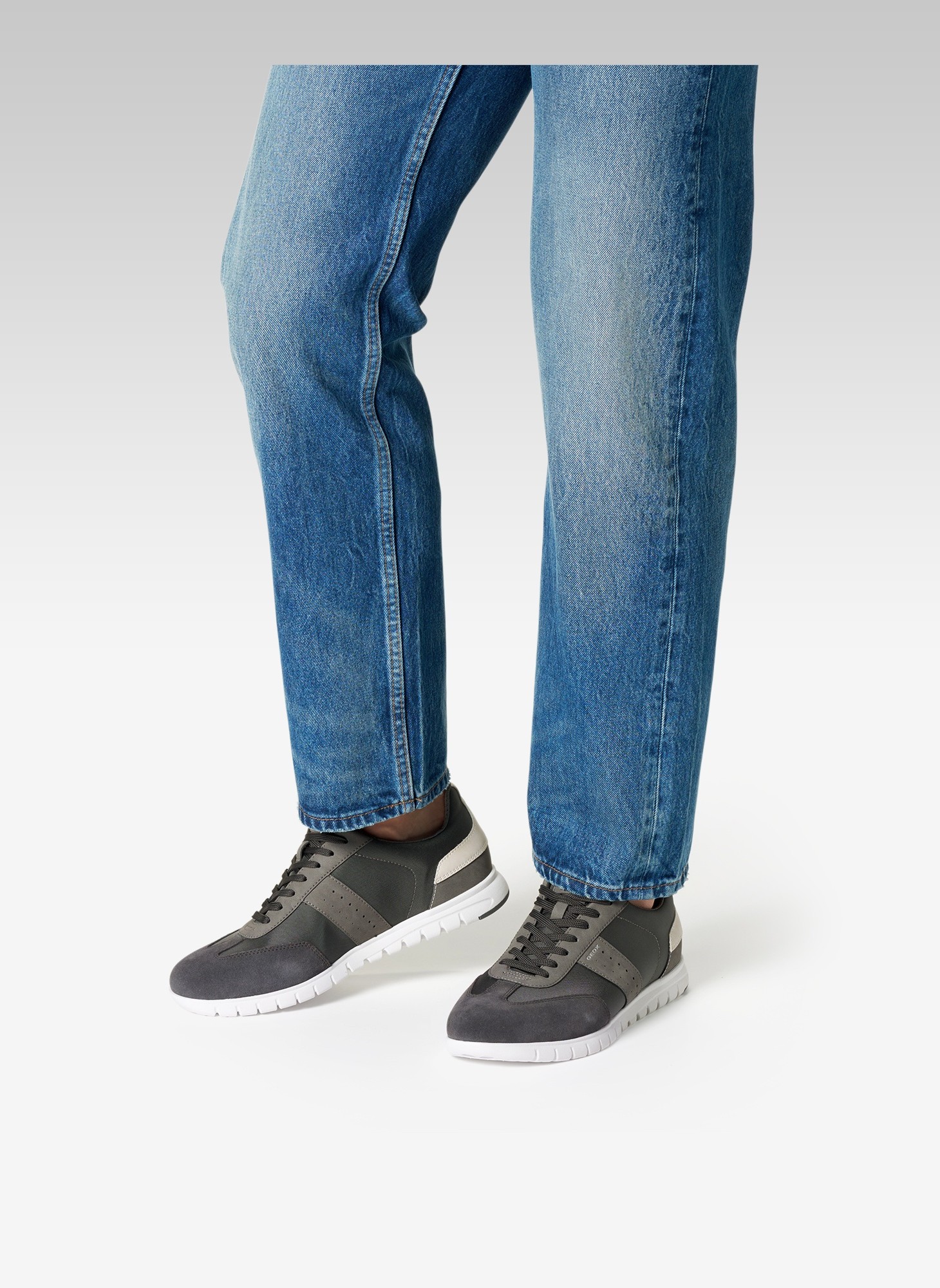 Baskets basses U FLEXTRIDE ZERO homme gris Geox Baskets basses U FLEXTRIDE ZERO homme gris Gris