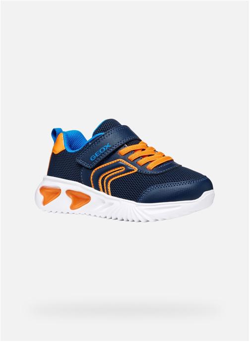 Geox Baskets basses J ASSISTER BOY garçon bleu
