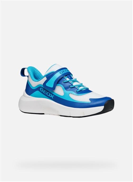 Geox Baskets basses J PRO-RAN BOY garçon blanc