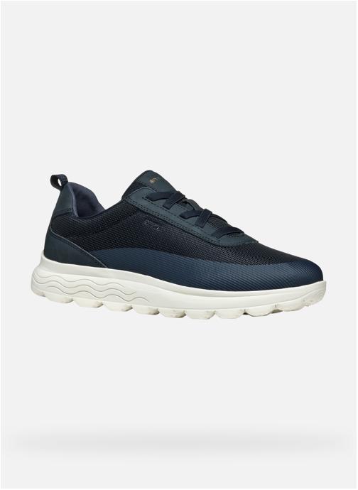 Geox Baskets basses U SPHERICA homme bleu