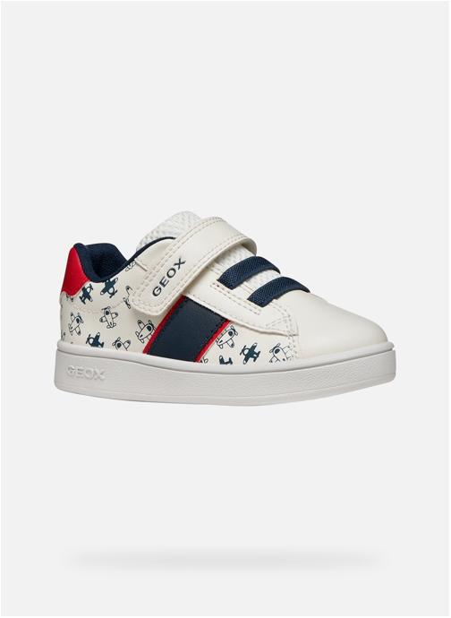 Geox Baskets basses ECLYPER BABY BOY garçon blanc
