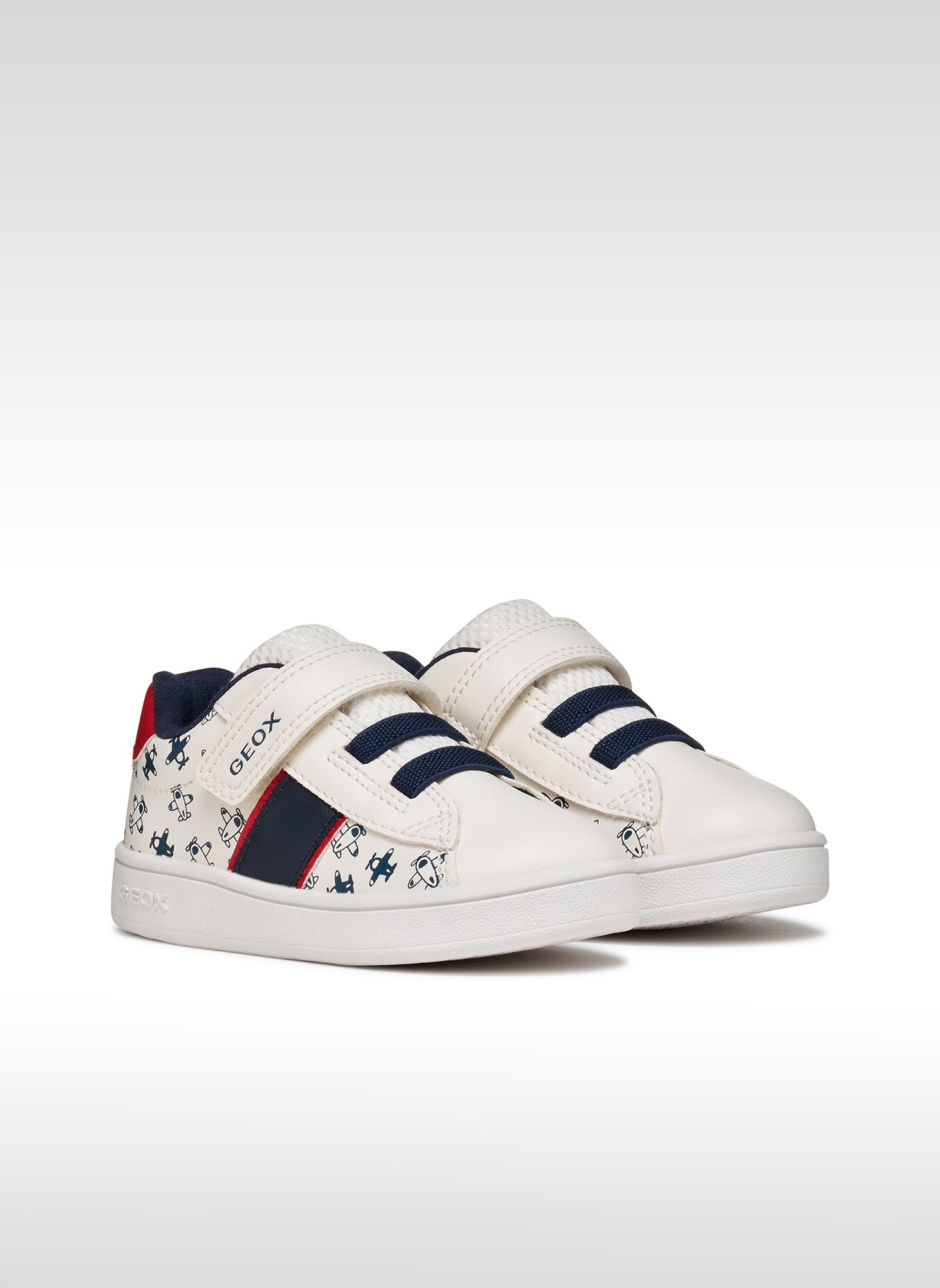Baskets basses B ECLYPER BOY garçon blanc Geox Baskets basses B ECLYPER BOY garçon blanc Blanc & rouge