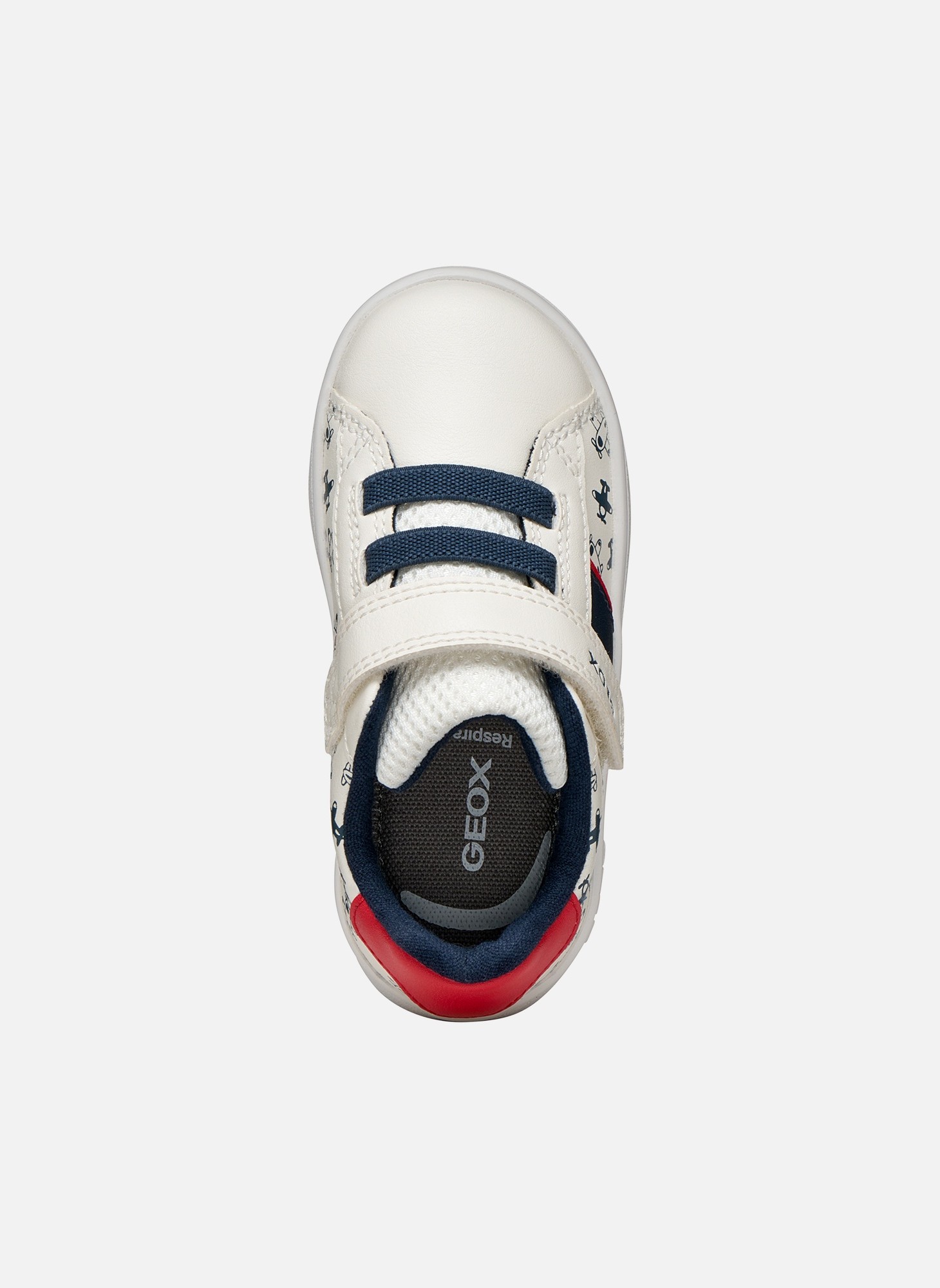 Baskets basses B ECLYPER BOY garçon blanc Geox Baskets basses B ECLYPER BOY garçon blanc Blanc & rouge