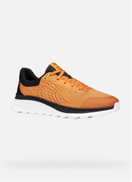 Geox Baskets basses U SPHERICA ACTIF X1 homme orange