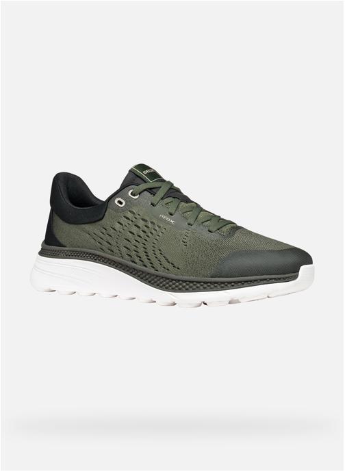 Geox Baskets basses U SPHERICA ACTIF X1 homme vert