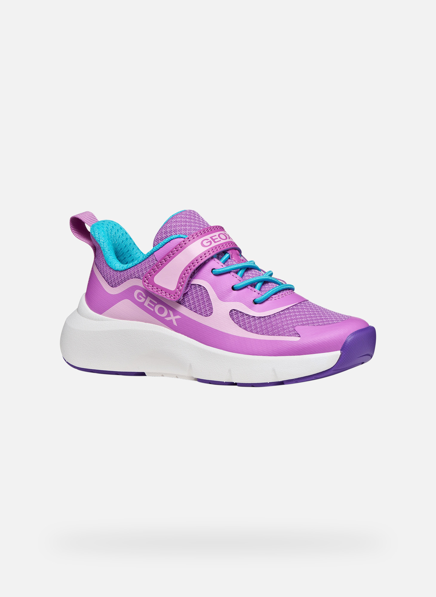 Baskets basses PRO-RAN GIRL fille violet Geox Baskets basses PRO-RAN GIRL fille violet Violet