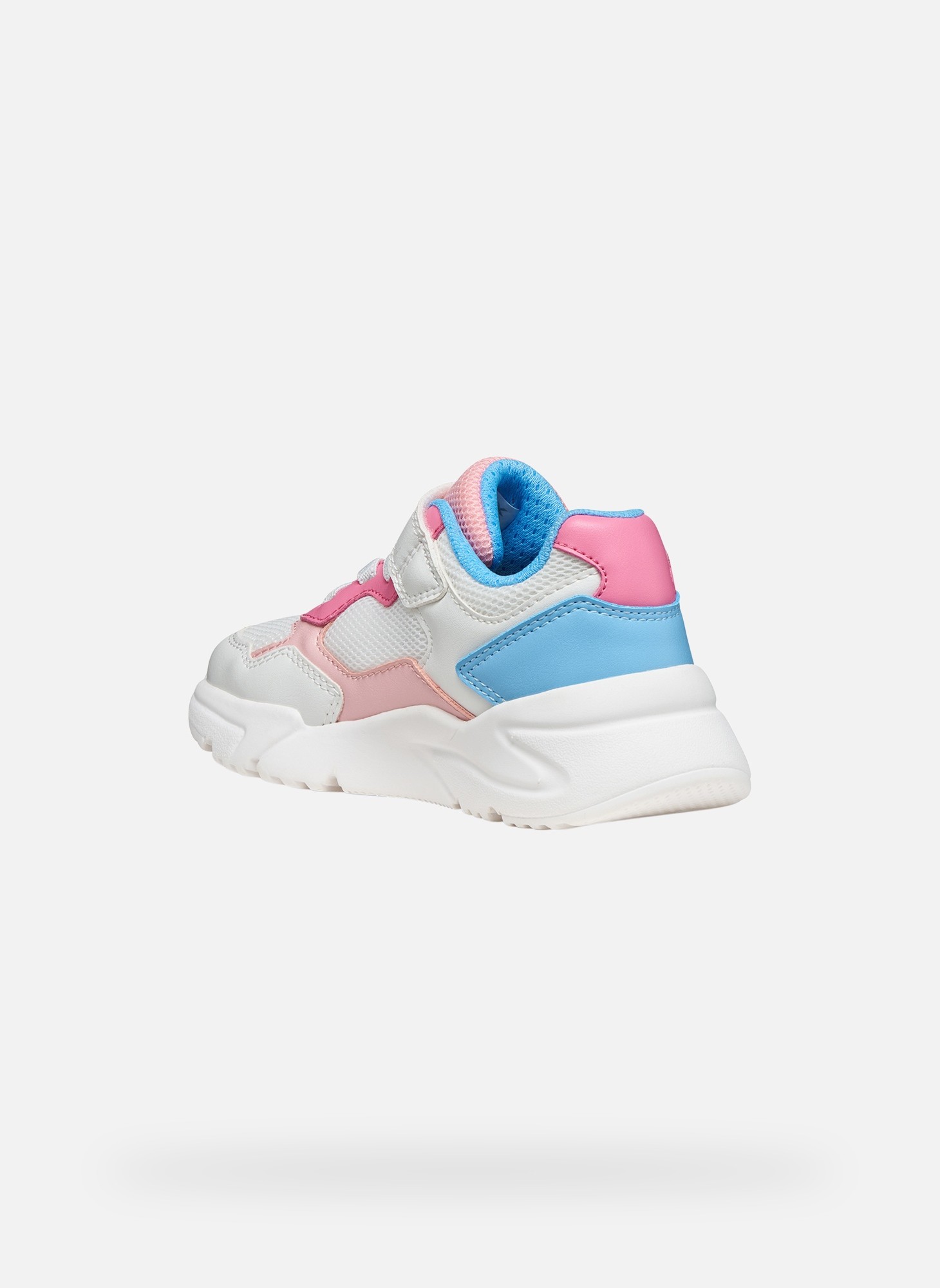 Geox J Loftus Girl A Basket Lilac/Turquoise 29 EU - Chaussures Fille