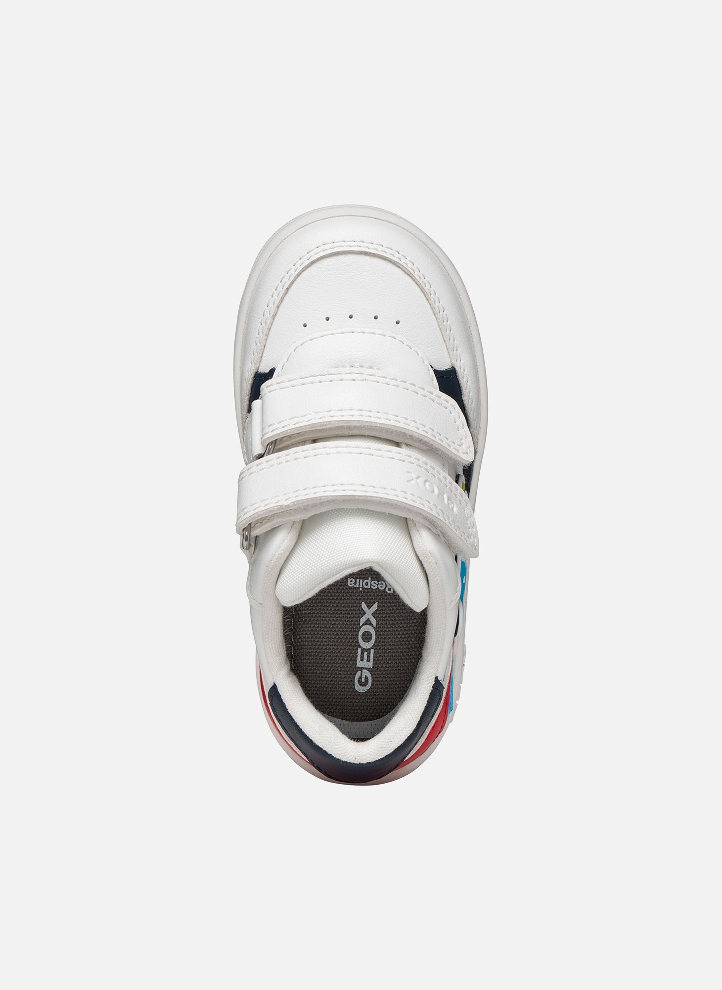 Baskets basses ECLYPER BABY BOY garçon blanc Geox Baskets basses ECLYPER BABY BOY garçon blanc Blanc & rouge