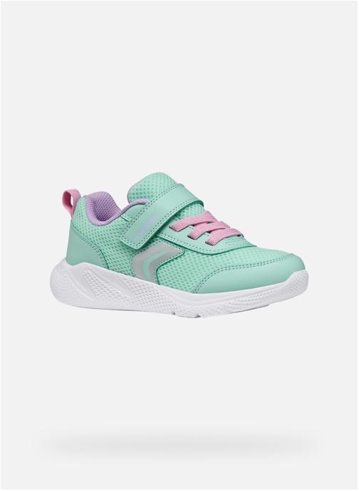 Geox Baskets basses J SPRINTYE GIRL fille bleu