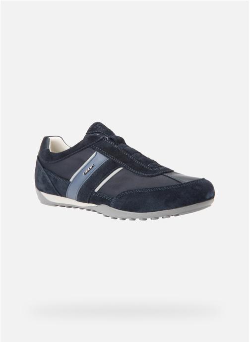 Geox Baskets basses U WELLS homme bleu