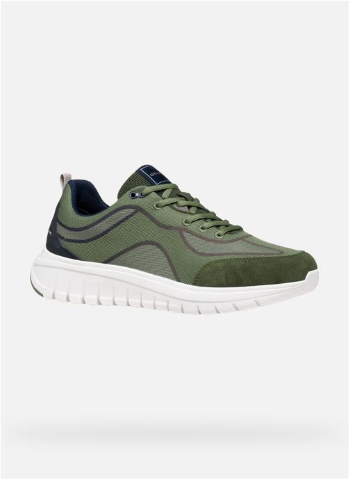 Geox Baskets basses FLEXTRIDE R MAN homme vert