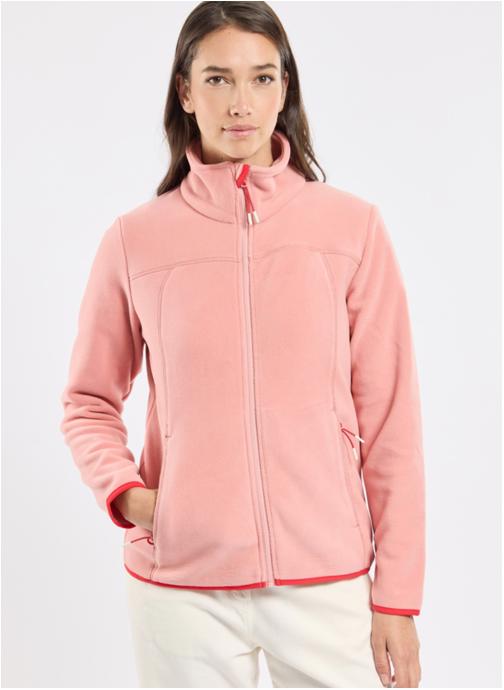Bermudes Vestes polaires Polaire Matelot pivoine femme rose