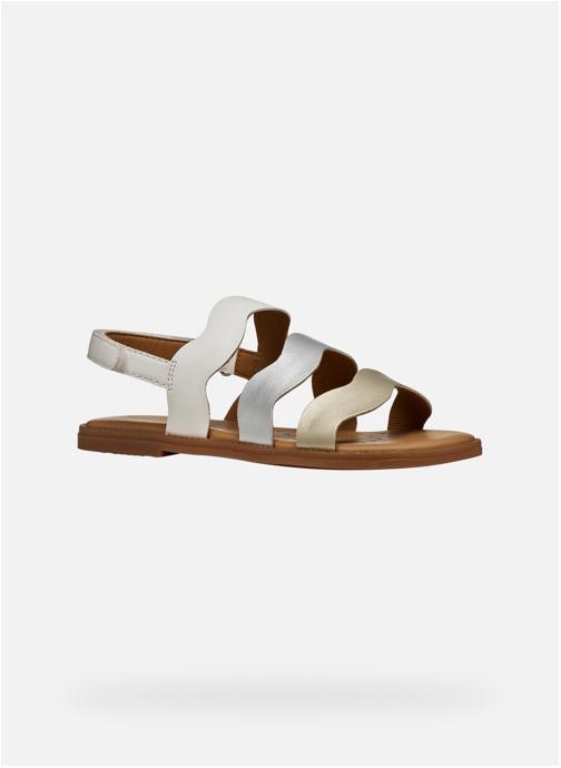 Geox Sandales SANDAL KARLY GIRL fille argent