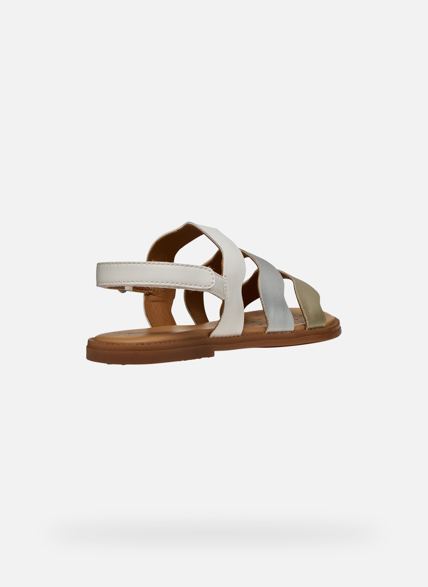Sandales SANDAL KARLY GIRL fille argent Geox Sandales SANDAL KARLY GIRL fille argent Argent