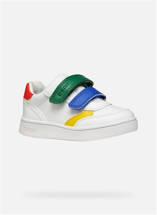 Geox Baskets basses ECLYPER BABY BOY garçon blanc