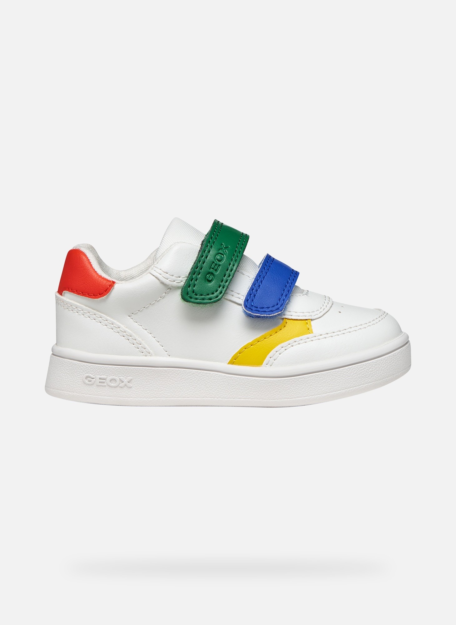 Baskets basses B ECLYPER BOY garçon blanc Geox Baskets basses B ECLYPER BOY garçon blanc Blanc & vert