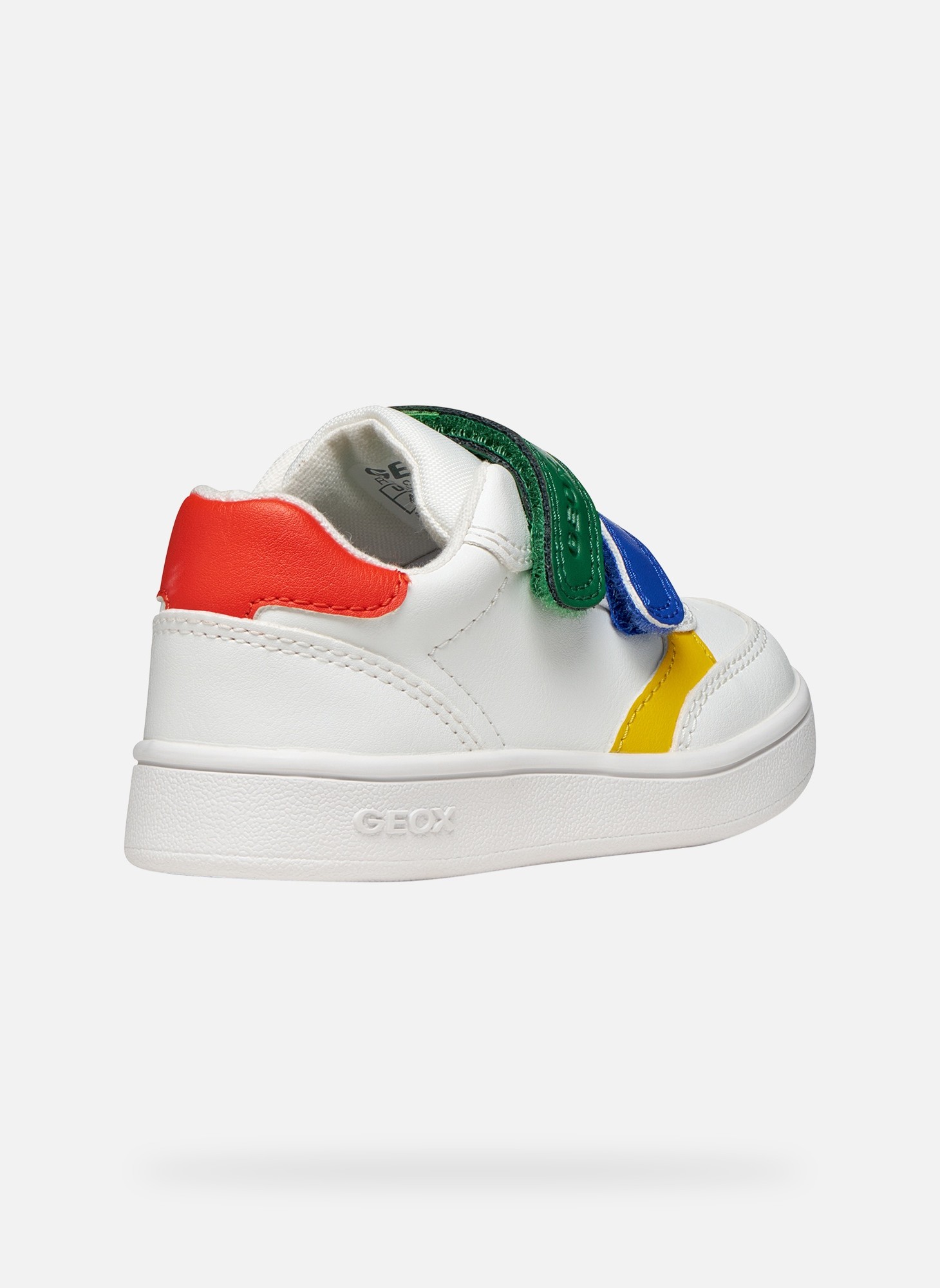 Baskets basses B ECLYPER BOY garçon blanc Geox Baskets basses B ECLYPER BOY garçon blanc Blanc & vert