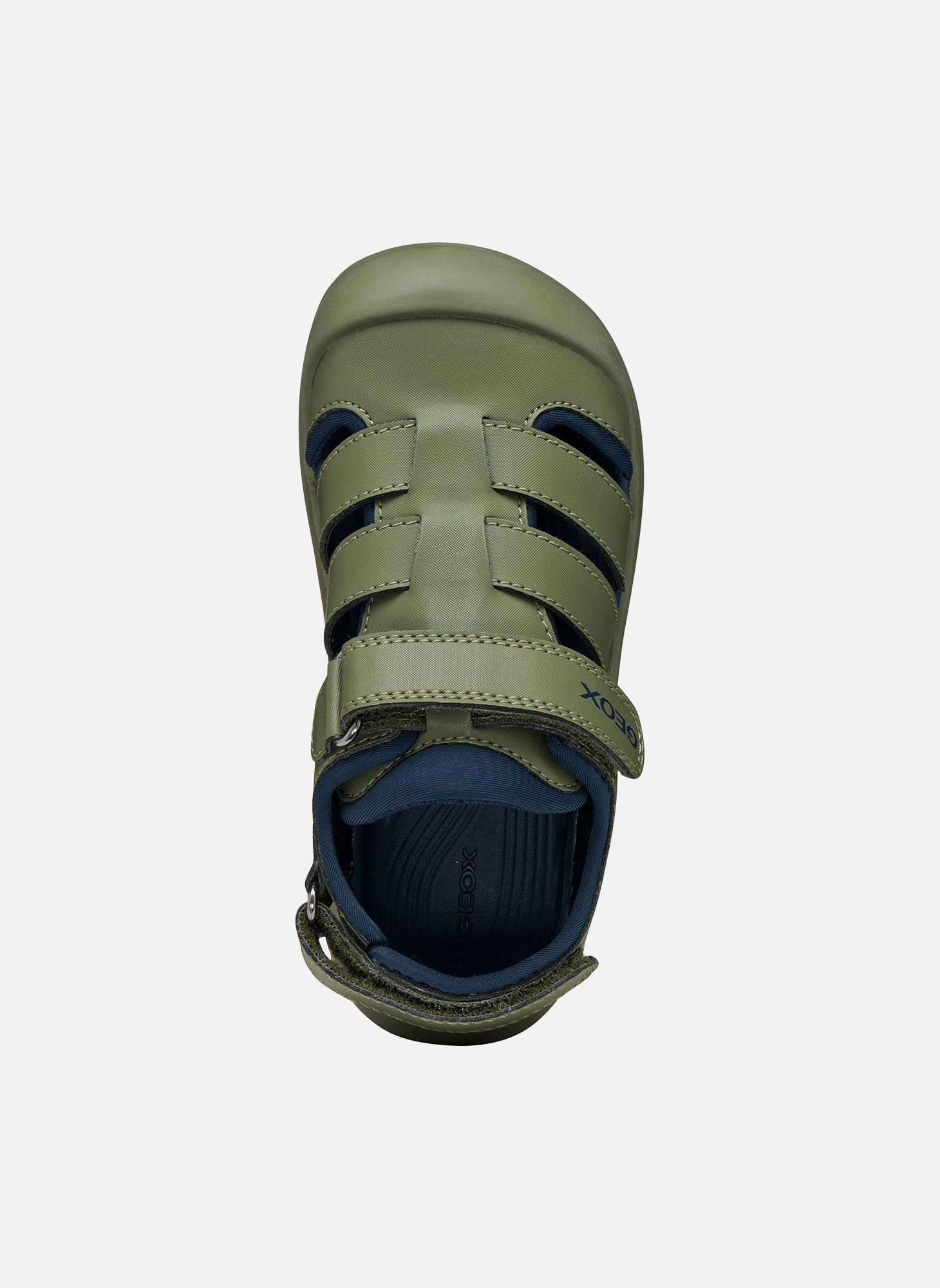 Sandales S. FUSBETTO PRO BOY garçon vert Geox Sandales S. FUSBETTO PRO BOY garçon vert Kaki