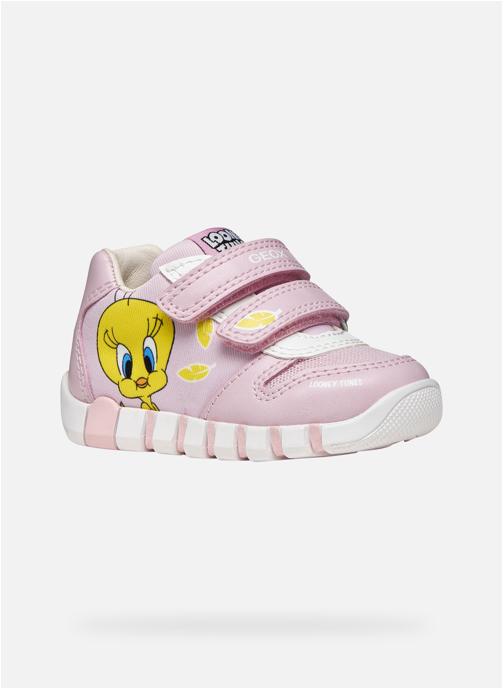 Geox Baskets basses B IUPIDOO GIRL fille rose