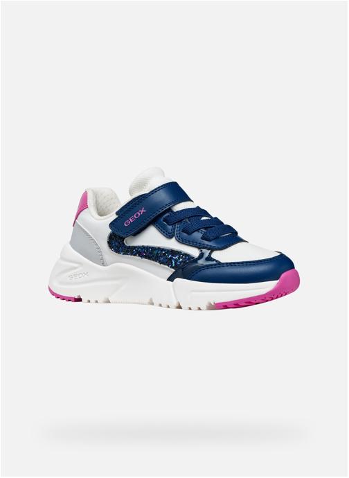 Geox Baskets basses J LOFTUS GIRL fille blanc