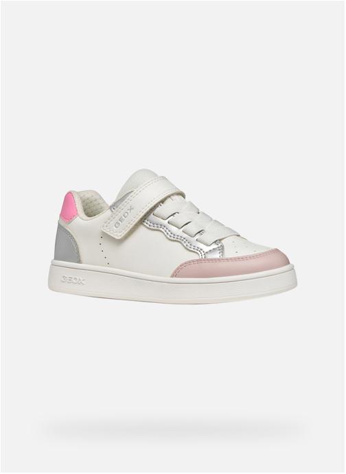 Geox Baskets basses ECLYPER GIRL fille blanc