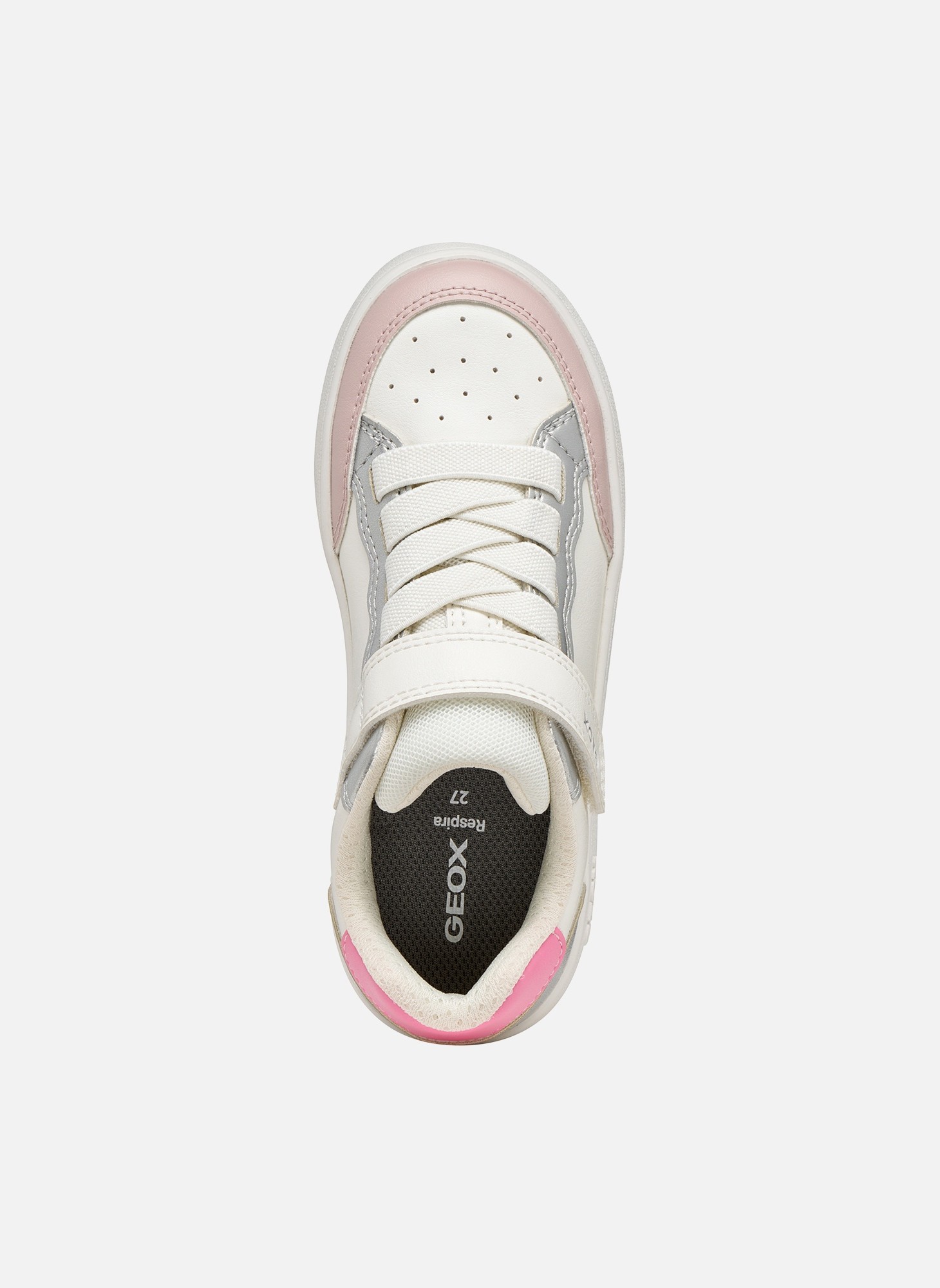 Baskets basses ECLYPER GIRL fille blanc Geox Baskets basses ECLYPER GIRL fille blanc Blanc